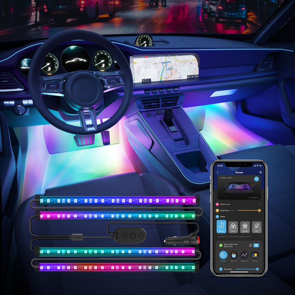 Govee Luces LED RGBIC para Interior de Carro H7090