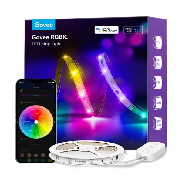Govee Tira LED RGBIC Wi-Fi + Bluetooth 5 m H618A