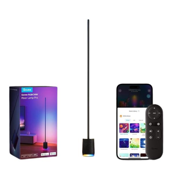 Govee Lámpara de Pie Pro RGBICWW con Parlante H6079