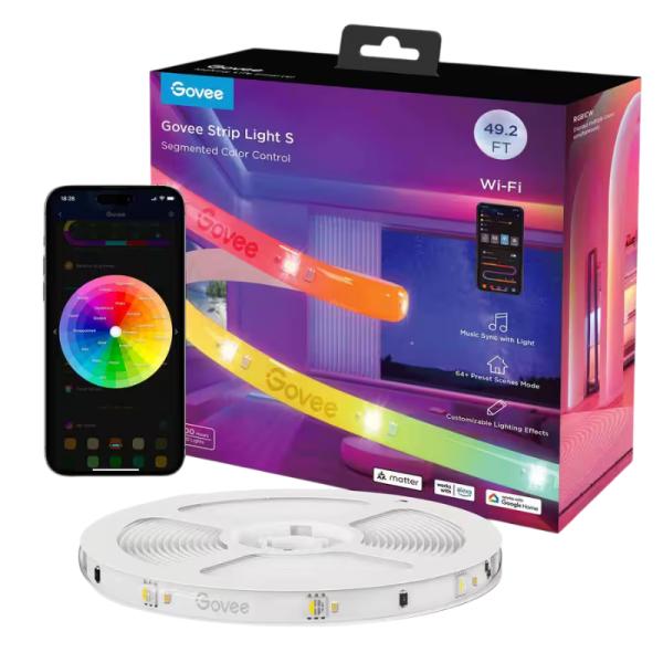 Govee Tira LED RGBIC con Recubrimiento Protector 5 m H612A