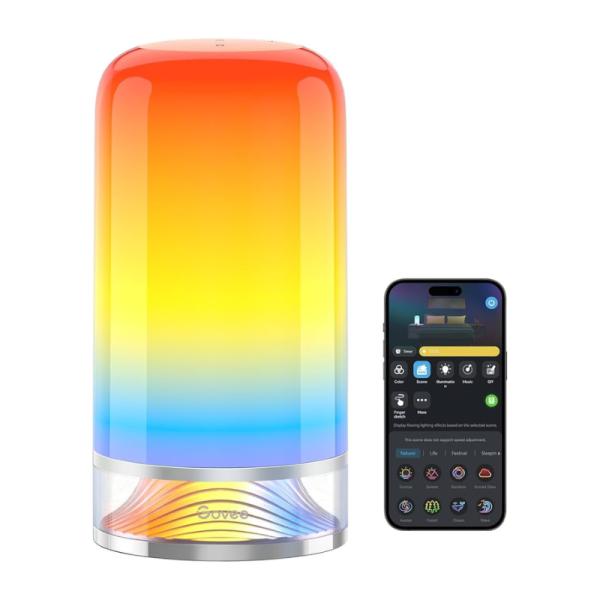 Govee Lámpara de Mesa Inteligente Táctil Wi-Fi H6022