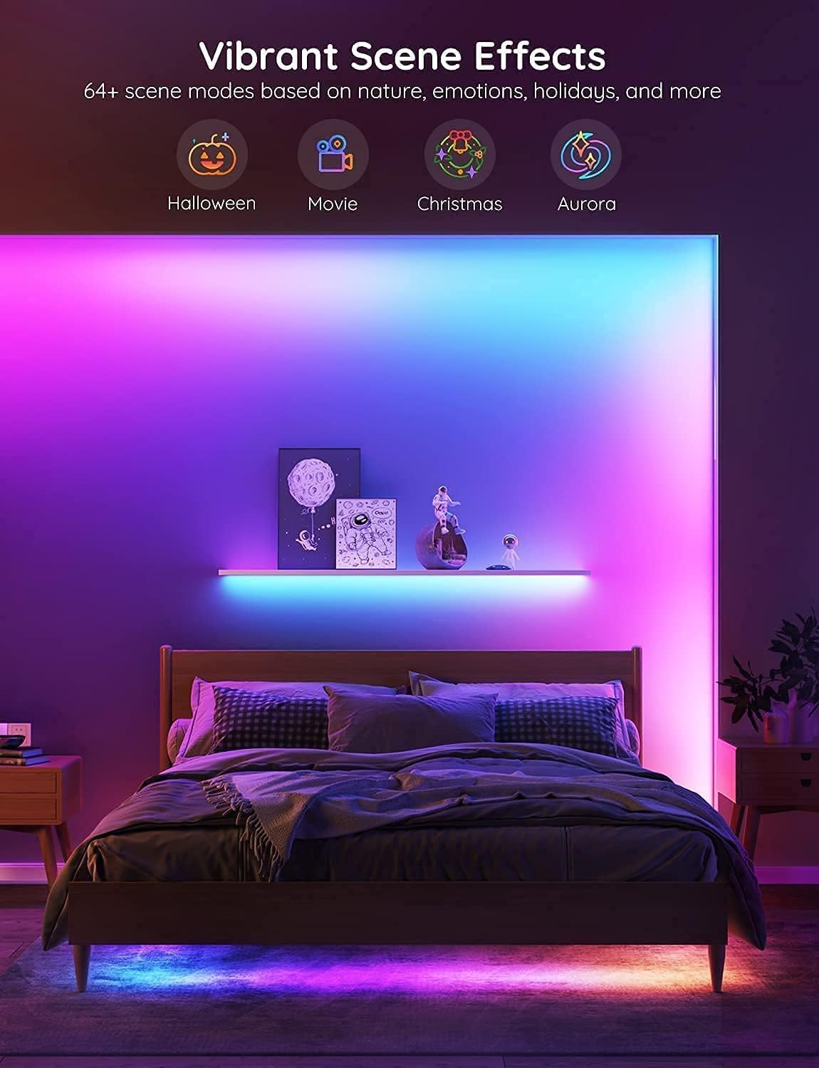 Govee Tira LED RGBIC Wi-Fi + Bluetooth 10 m H618C