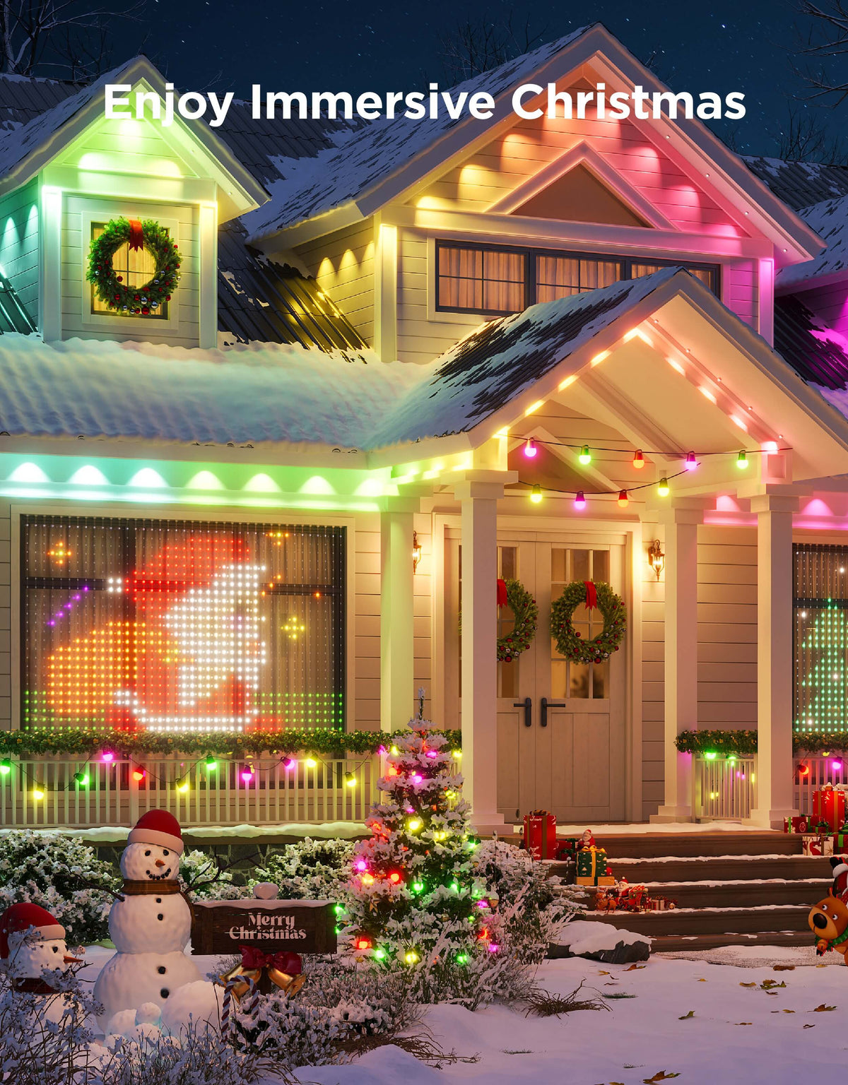 Govee Cortina de Luces 2 de 1,5 x 2 m H70B3