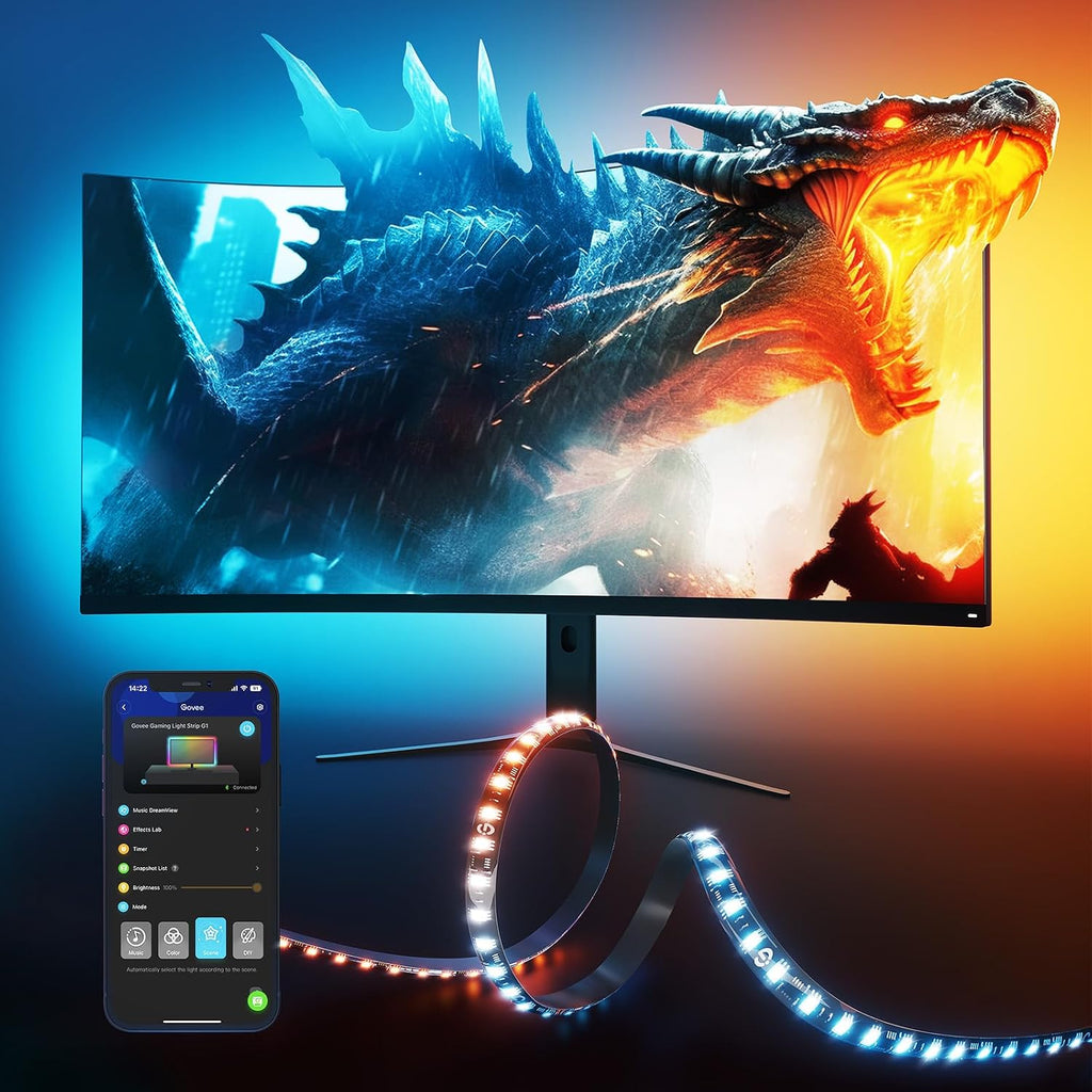 Govee Gaming Light Strip G1 para Monitores de 27 a 34 pulgadas H6609