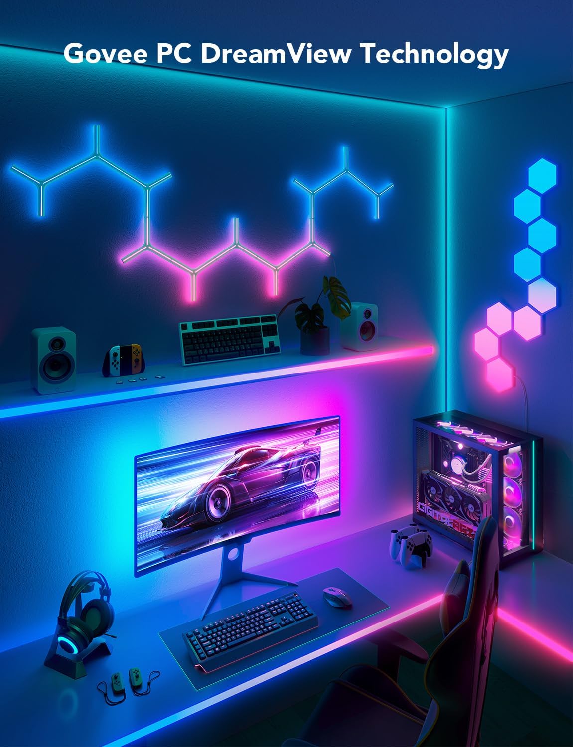 Govee Gaming Light Strip G1 para Monitores de 27 a 34 pulgadas H6609