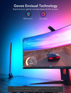 Govee DreamView G1 Pro Kit Gaming con Barras de Luz para Monitores de 24 a 29 pulgadas H604A