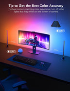 Govee DreamView G1 Pro Kit Gaming con Barras de Luz para Monitores de 24 a 29 pulgadas H604A