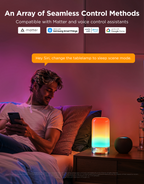 Govee Lámpara de Mesa Inteligente Táctil Wi-Fi H6022