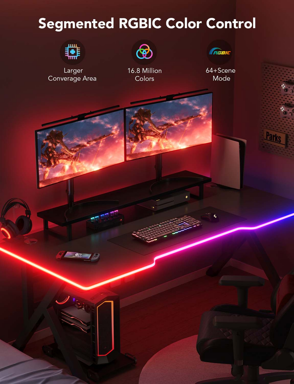 Govee Luces Neón LED para Escritorio H61C3
