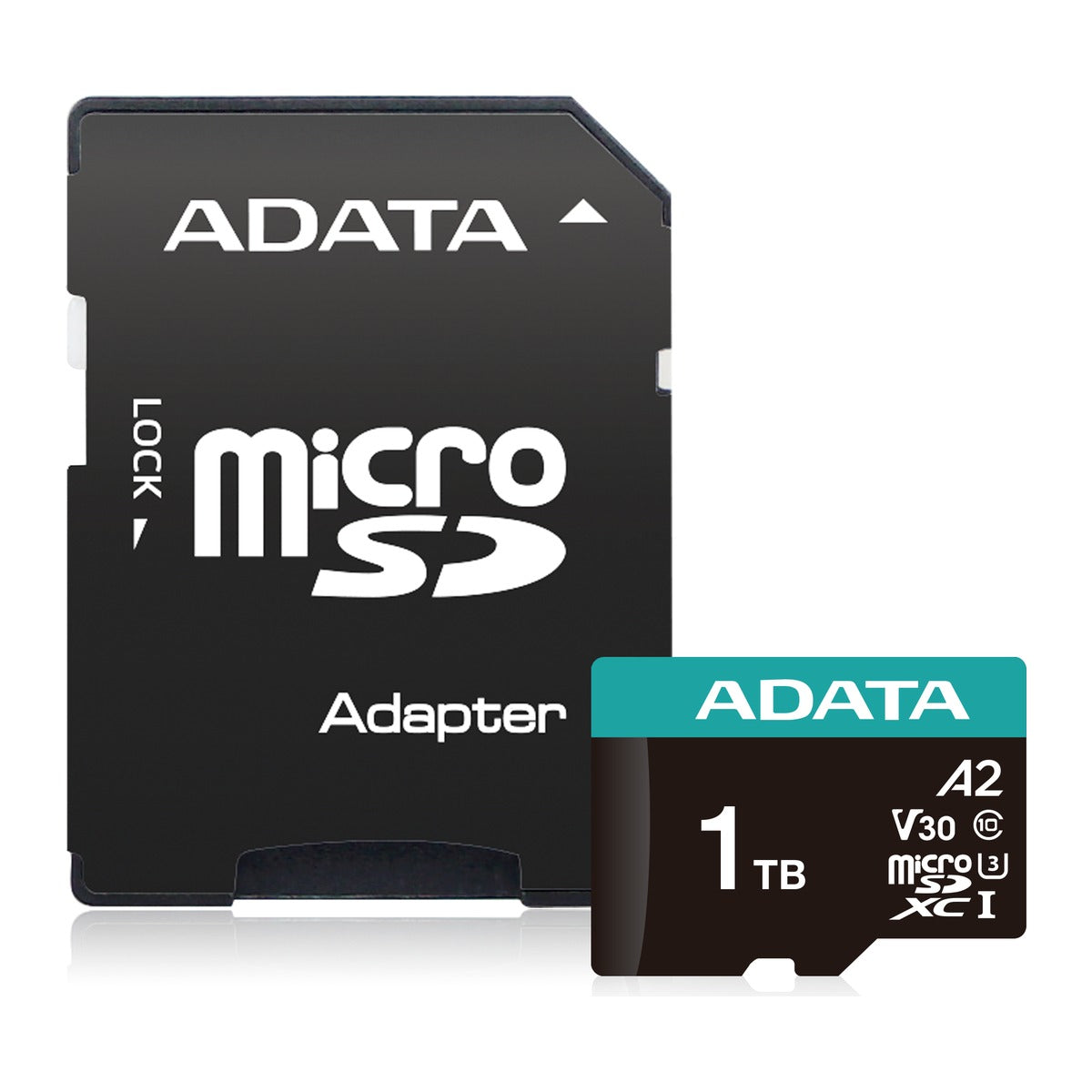 ADATA Memoria microSDXC Premier Pro 1TB UHS-I U3 V30 A2 100 MB/s con Adaptador AUSDX1TUI3V30SA2-RA1