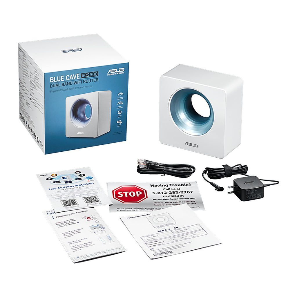 ASUS Router Blue Cave AC2600 Doble Banda Gigabit