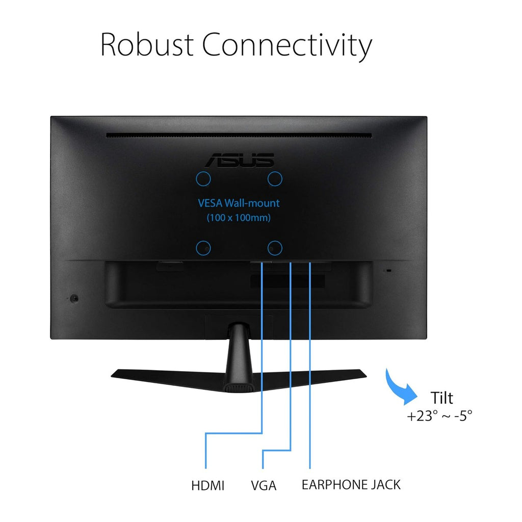 ASUS Monitor VY279HE-W 27" FHD 75Hz IPS Blanco 90LM06D2-B011B0