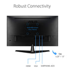 ASUS Monitor VY279HE-W 27" FHD 75Hz IPS Blanco 90LM06D2-B011B0