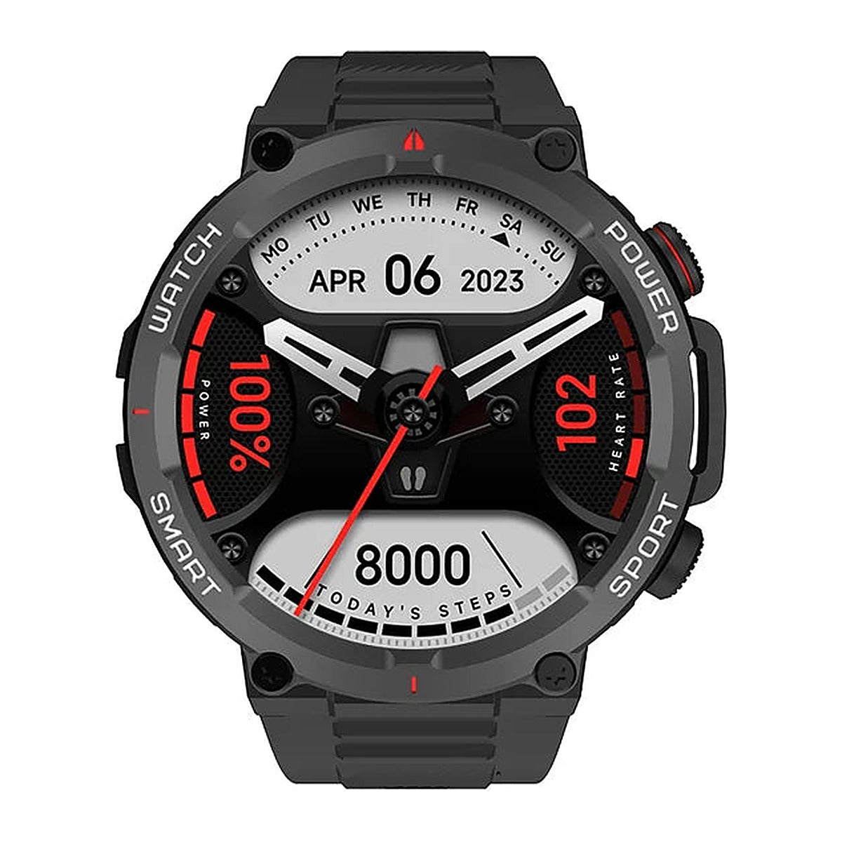 Blackview Reloj Inteligente W50 Pro 1.45" IP68 con Linterna Negro