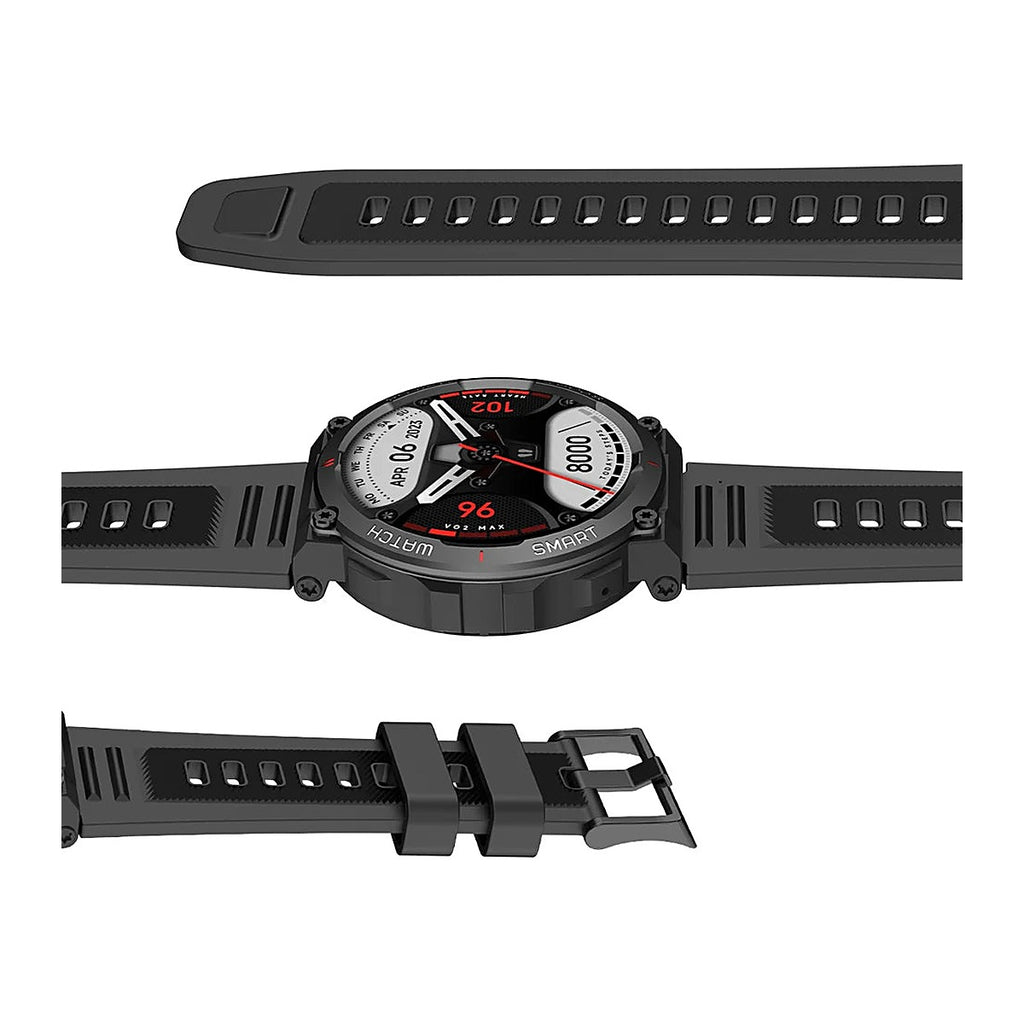 Blackview Reloj Inteligente W50 Pro 1.45" IP68 con Linterna Negro