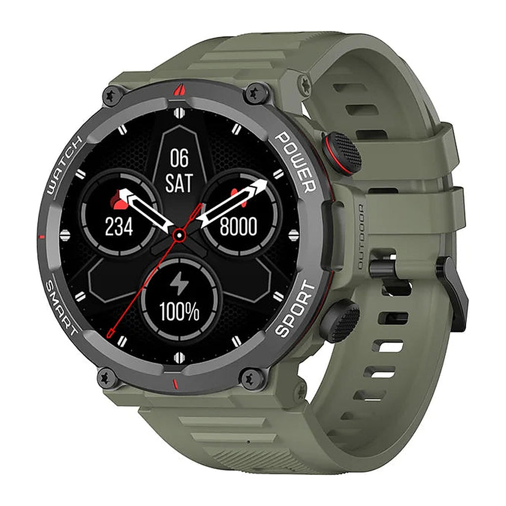 Blackview Reloj Inteligente W50 Pro 1.45" IP68 con Linterna Verde