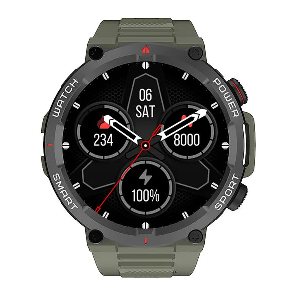 Blackview Reloj Inteligente W50 Pro 1.45" IP68 con Linterna Verde