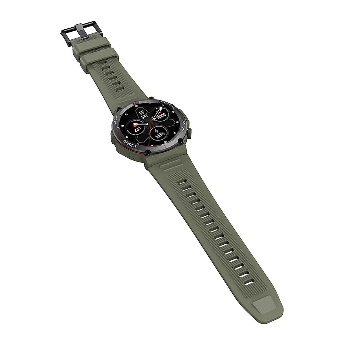 Blackview Reloj Inteligente W50 Pro 1.45" IP68 con Linterna Verde