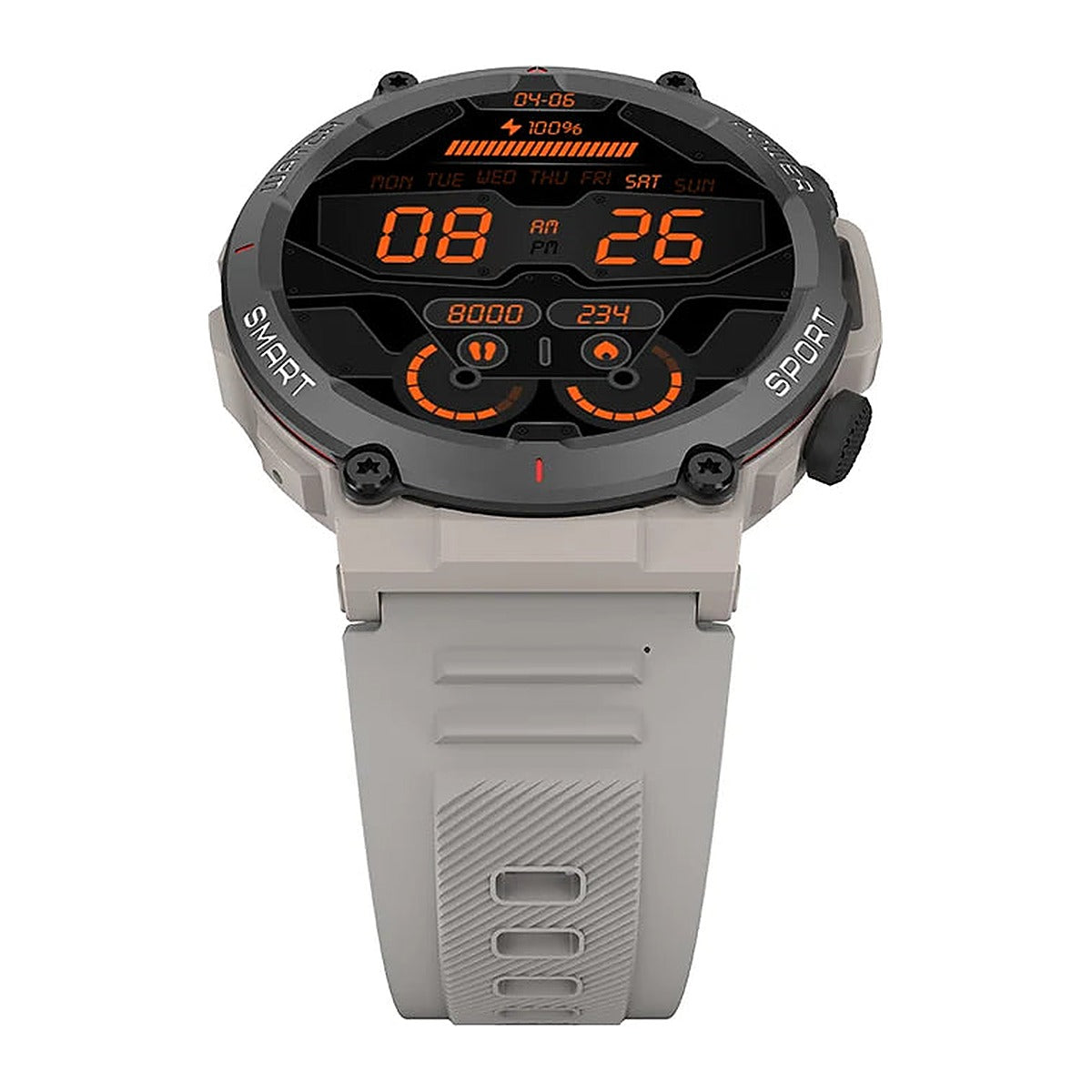 Blackview Reloj Inteligente W50 Pro 1.45" IP68 con Linterna Gris