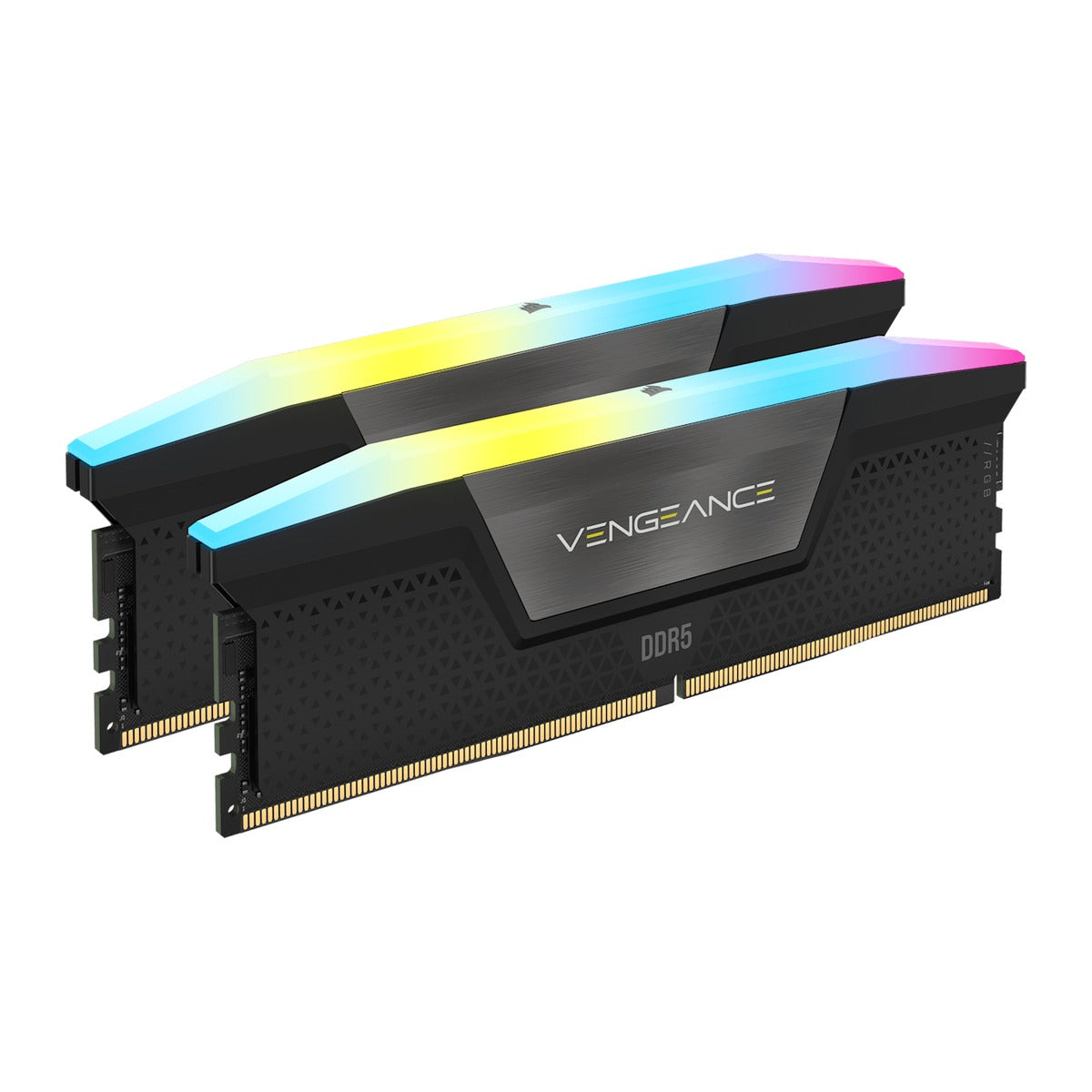Corsair Memoria RAM Vengeance RGB DDR5 16GB (2x8GB) 5200 MT/s CL40 Negro CMH16GX5M2B5200C40