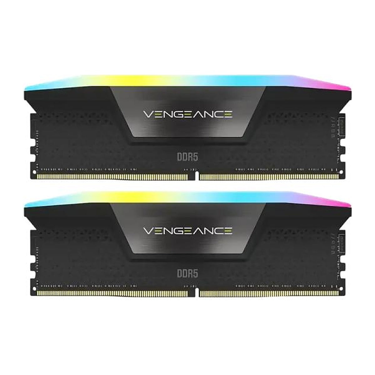 Corsair Memoria RAM Vengeance RGB DDR5 16GB (2x8GB) 5200 MT/s CL40 Negro CMH16GX5M2B5200C40