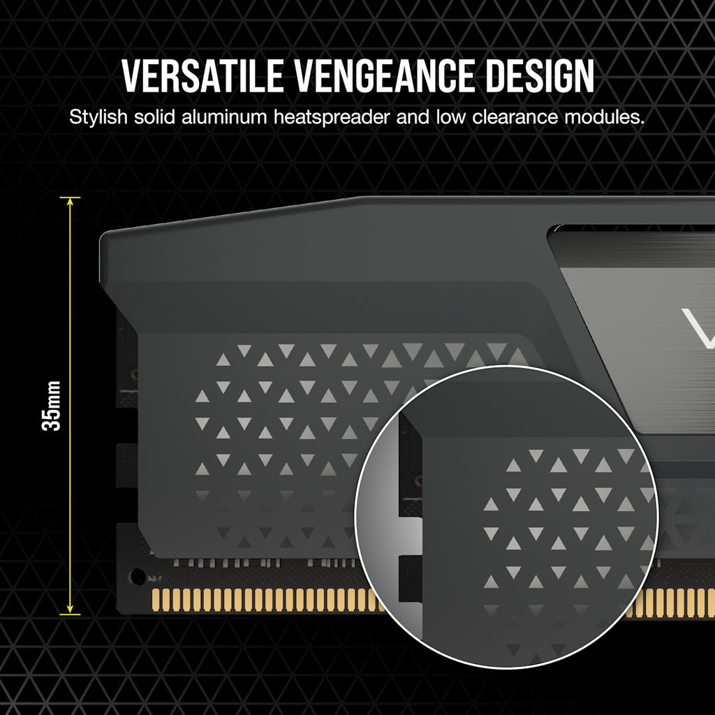 Corsair Memoria RAM Vengeance DDR5 16GB 6000 MT/s CL38 CMK16GX5M1D6000Z38