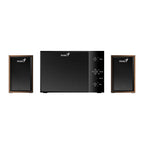 Genius Parlantes 2.1 SW-2.1 350 15W con Subwoofer Madera Nogal 31730037402