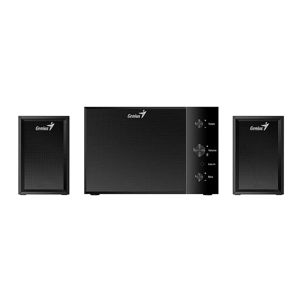 Genius Parlantes 2.1 SW-2.1 350 15W con Subwoofer Madera Negra 31730037403