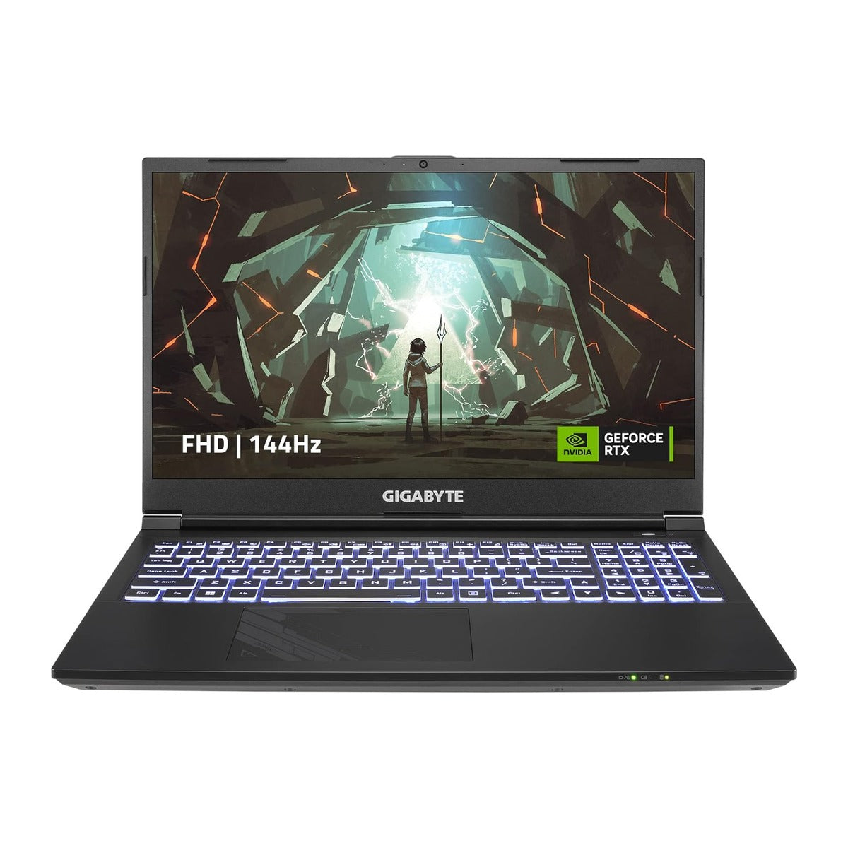 Gigabyte Laptop Gaming G5 KF 15.6" FHD 144Hz Intel Core i5-12500H 8GB DDR4 512GB SSD RTX 4060 8GB Windows 11 Home Teclado en Español KF-E3US333SH