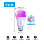 Govee Bombillos Inteligentes LED 800 lm E26 Matter (2 unidades) H6004