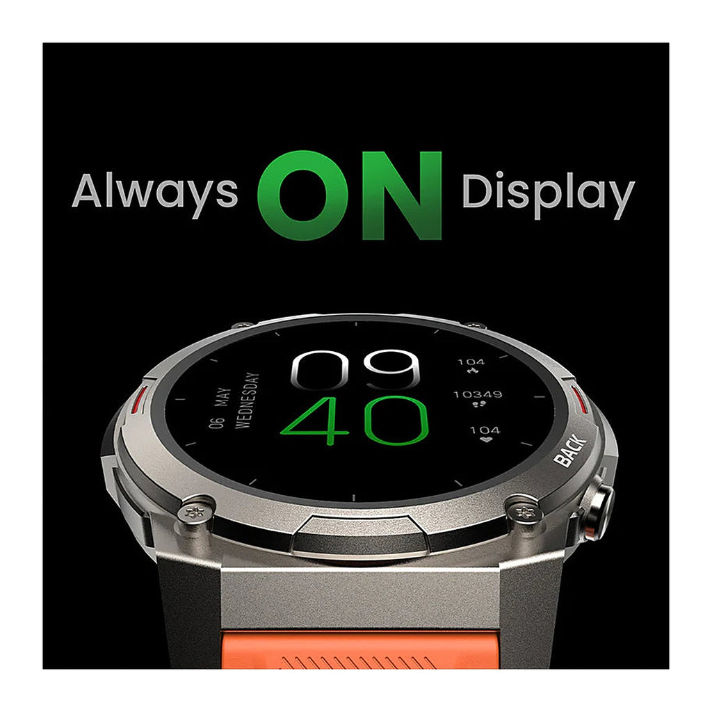 HiFuture Reloj Inteligente Mix 2 1.43" AMOLED Banda 22mm Naranja