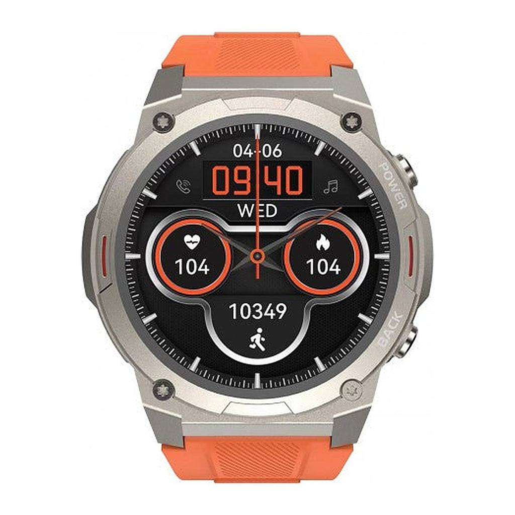 HiFuture Reloj Inteligente Mix 2 1.43" AMOLED Banda 22mm Naranja