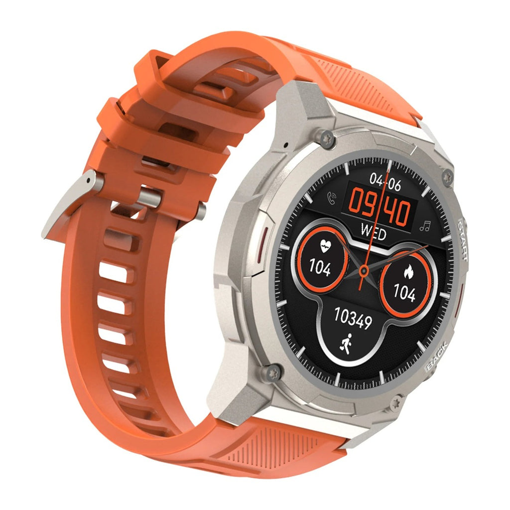 HiFuture Reloj Inteligente Mix 2 1.43" AMOLED Banda 22mm Naranja