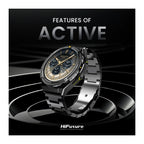 HiFuture Reloj Inteligente Active 1.43" AMOLED GPS Banda 22mm Plateado