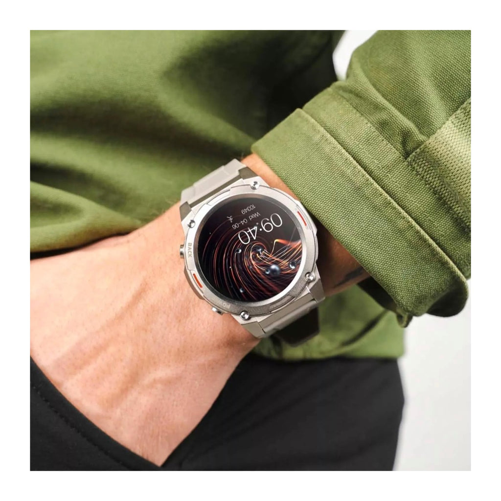 HiFuture Reloj Inteligente Mix 2 1.43" AMOLED Banda 22mm Gris