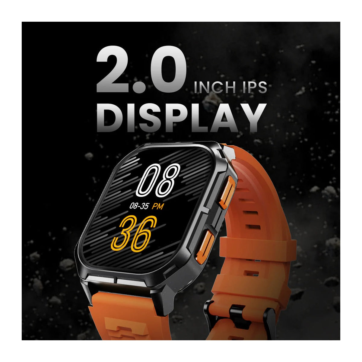 HiFuture Reloj Inteligente Ultra 3 2.0" Banda 22mm Negro / Naranja