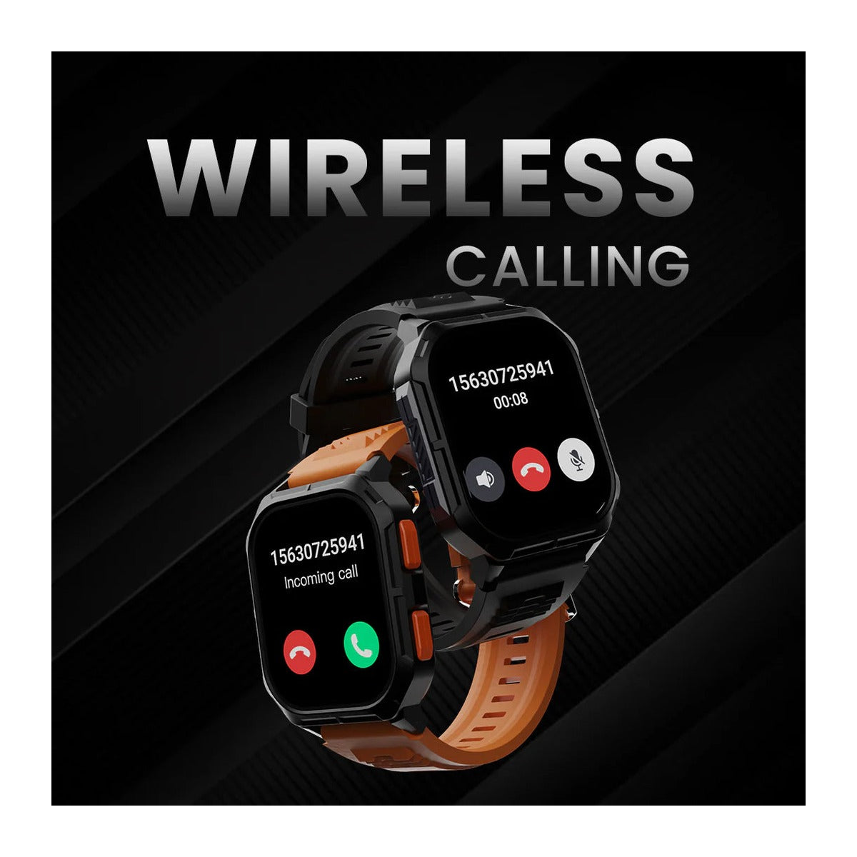 HiFuture Reloj Inteligente Ultra 3 2.0" Banda 22mm Negro / Naranja