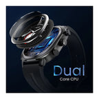 HiFuture Reloj Inteligente AIX Lite 1.43" AMOLED Banda 22mm Negro