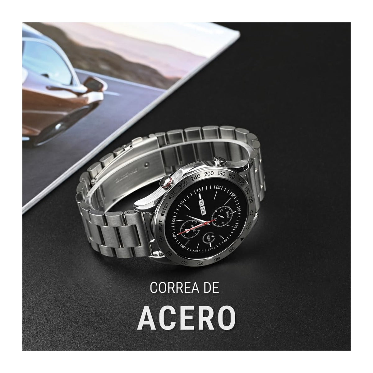 HiFuture Reloj Inteligente GoPro 2 1.32" AMOLED Plateado