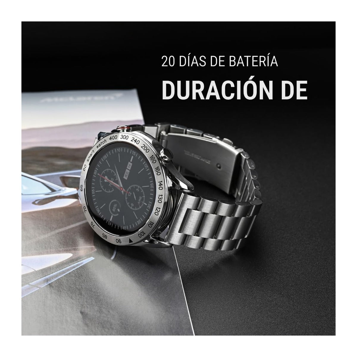HiFuture Reloj Inteligente GoPro 2 1.32" AMOLED Plateado
