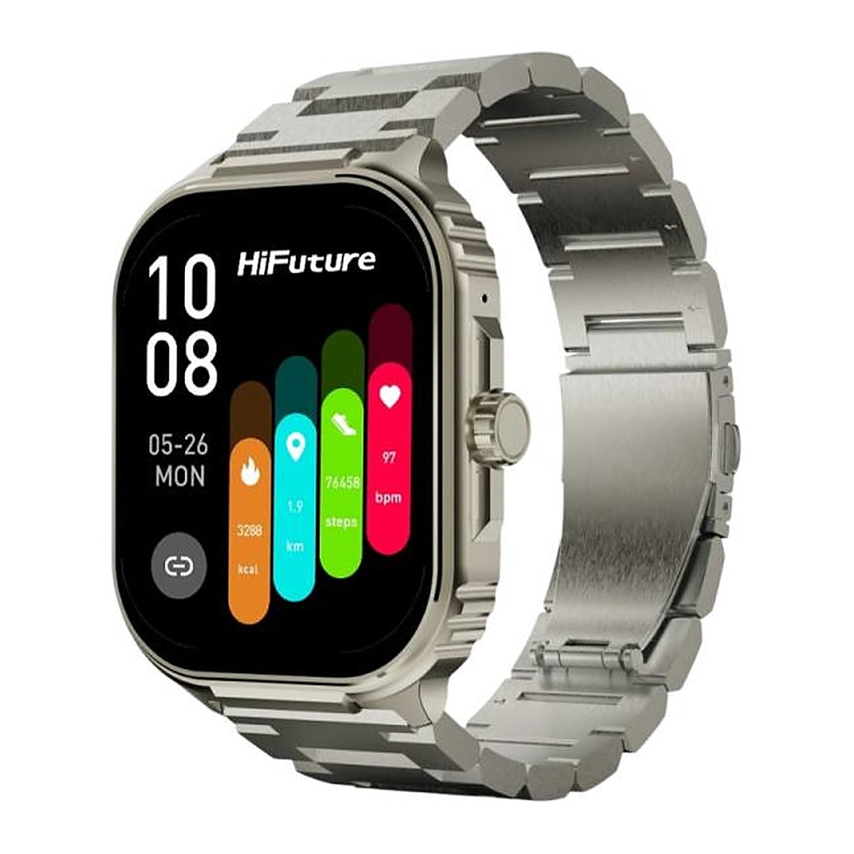 HiFuture Reloj Inteligente Ultra3 Pro 2.04" AMOLED Plateado