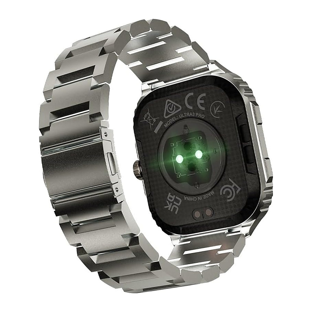 HiFuture Reloj Inteligente Ultra3 Pro 2.04" AMOLED Plateado