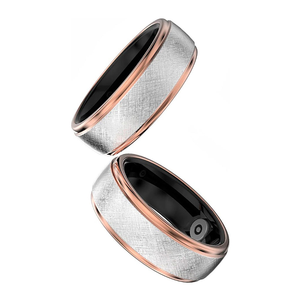 HiFuture Anillo Inteligente Future Ring 2 Bluetooth 5.3 Talla 8 (60 mm) Titanio Oro Rosa