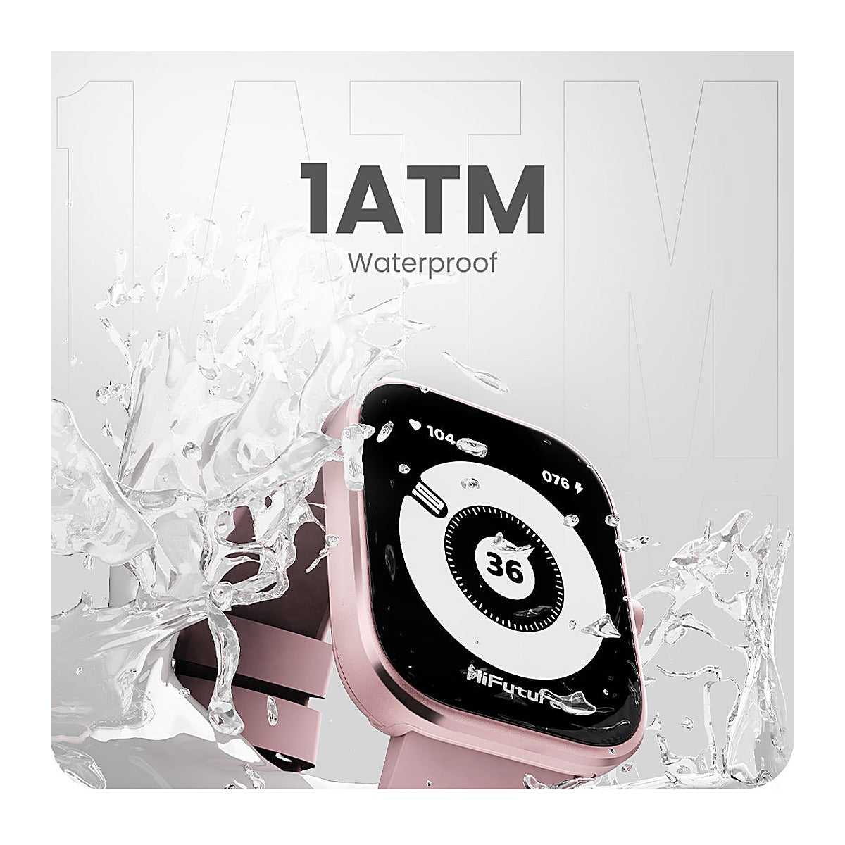 HiFuture Reloj Inteligente Lume Pro 1.85" AMOLED Rosa