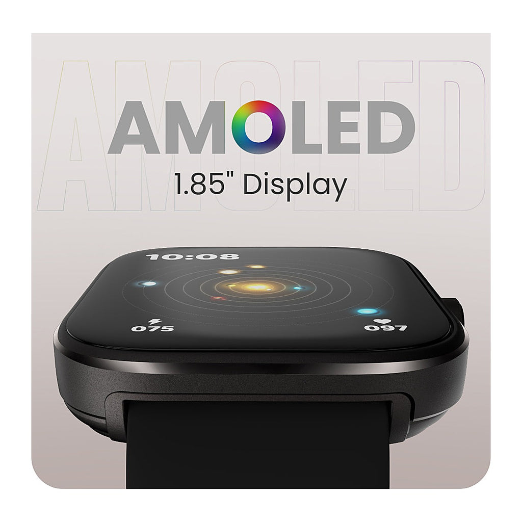 HiFuture Reloj Inteligente Lume Pro 1.85" AMOLED Café Negro