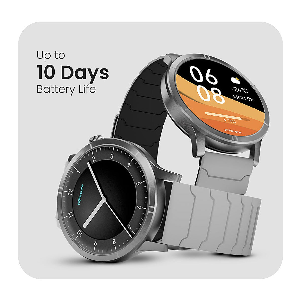 HiFuture Reloj Inteligente Aurora 2 1.43" AMOLED Gris