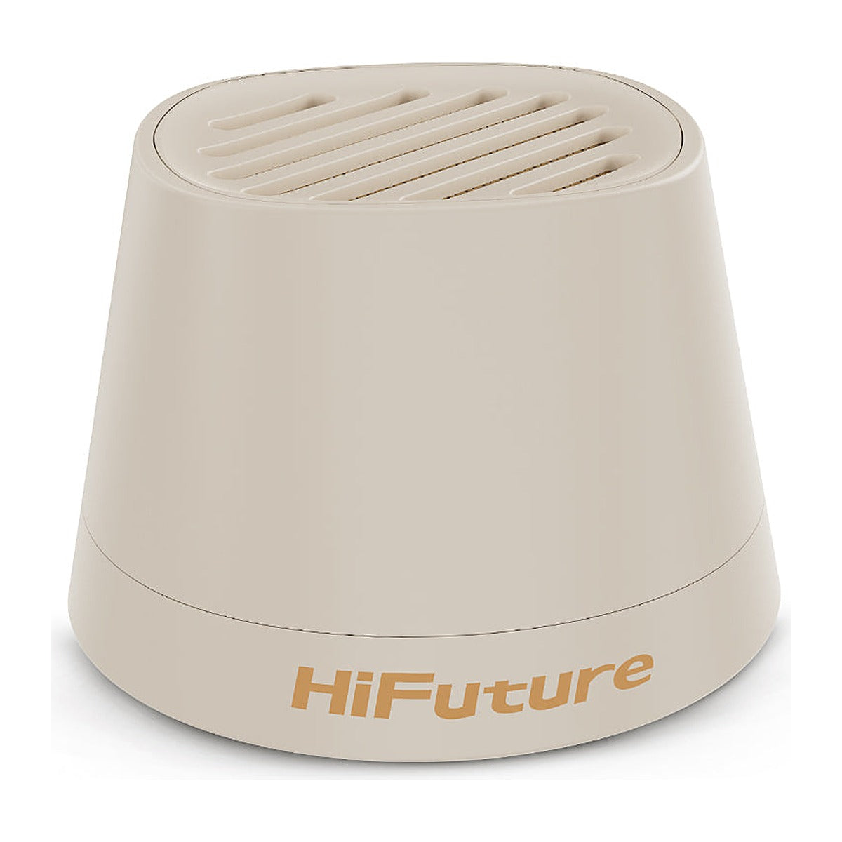 HiFuture Parlante Bluetooth Mega S 5W con Cargador Inalámbrico y Soporte MagSafe Latte