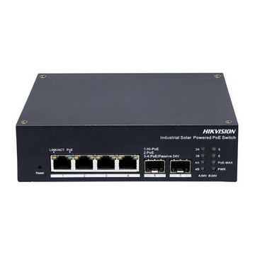 Hikvision Switch Industrial PoE DS-3T1506HP-EI-UPS 4 Puertos Gigabit PoE + 2 SFP