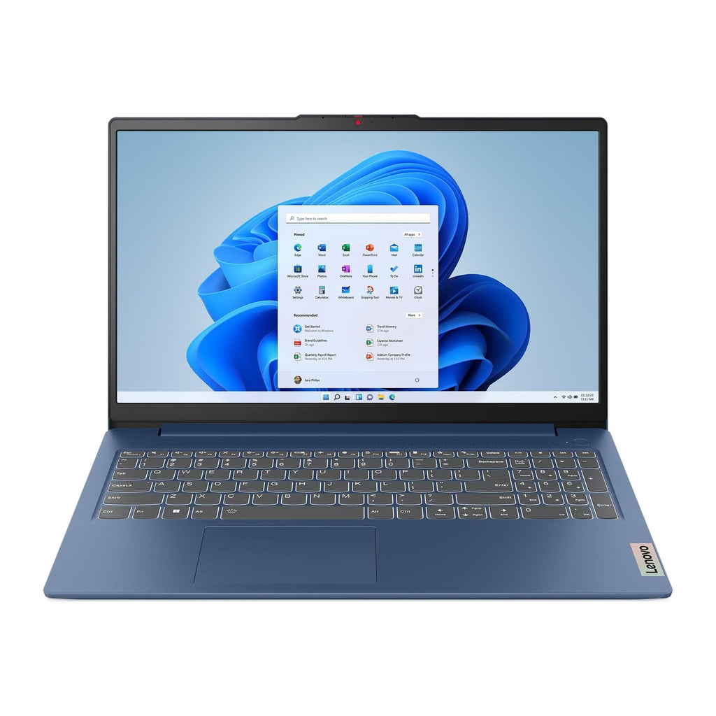 Lenovo Laptop IdeaPad Slim 3 15IAN8 15.6" FHD Intel Core i3-N305 8GB DDR5 256GB SSD Windows 11 Home 82XB00BMUS - Teclado en inglés (US)