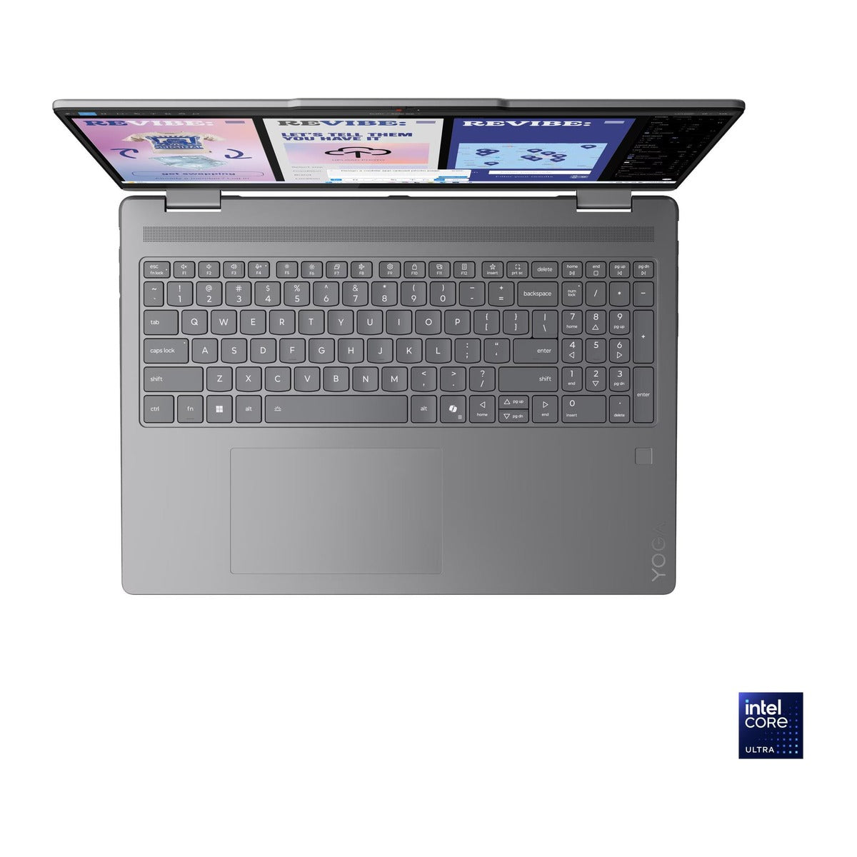 Lenovo Laptop Yoga 7i 2-en-1 16ILL10 16" WUXGA Táctil Intel Core Ultra 7 256V 16GB LPDDR5X 512GB SSD Intel Arc 140V Windows 11 Home 83JT0047US - Teclado en inglés (US)